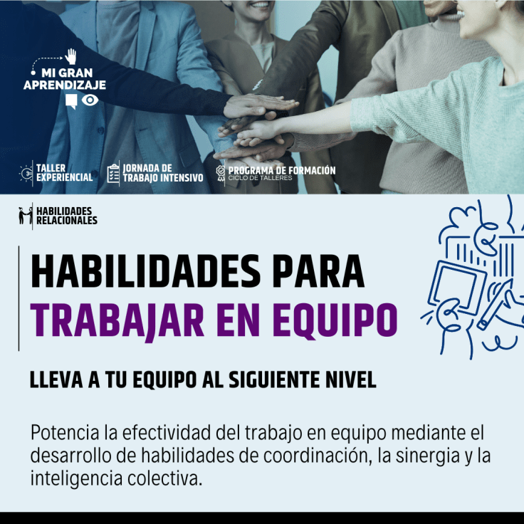 Habilidades para trabajar en&nbsp;equipo