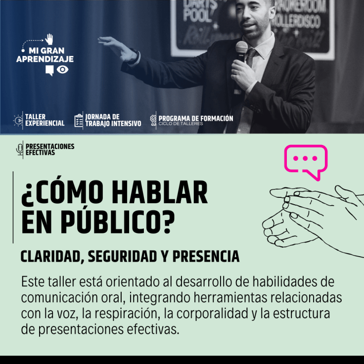 ¿Cómo hablar en&nbsp;público?